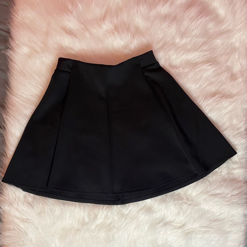NWOT 🆕 Black pleated skater skirt